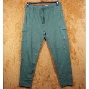 MACK WELDON Joggers Mens XL Green Drawstring Tapered Leg Cargo Sweatpants